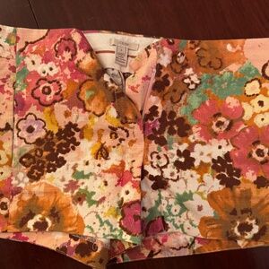 Jcrew floral shorts